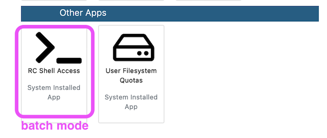 RC Shell Access